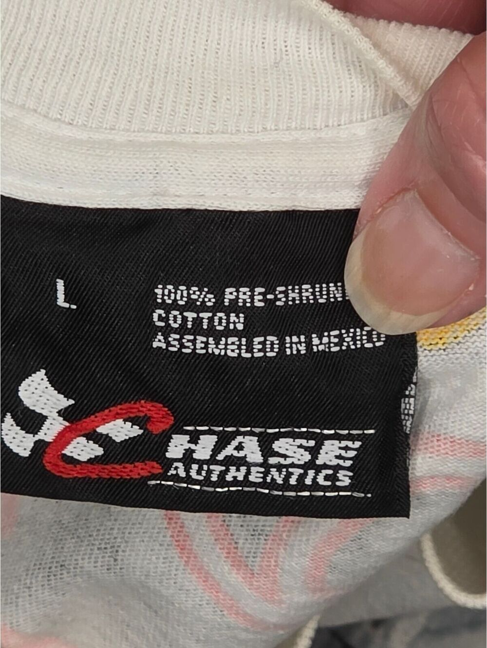 2000s Nascar Ricky Rudd Texaco AOP Tee - Picture 3 of 4